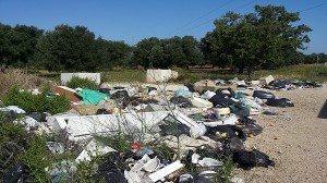 discarica via per san vito