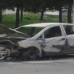 incendio auto convertino