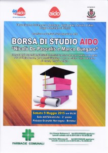 Locandina BORSA DI STUDIO AIDO