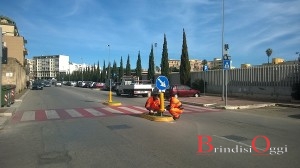 strisce pedonali brindisi via tor pisana