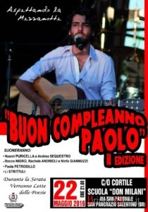 locandina buon compleanno paolo