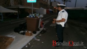 rifiuti in centro