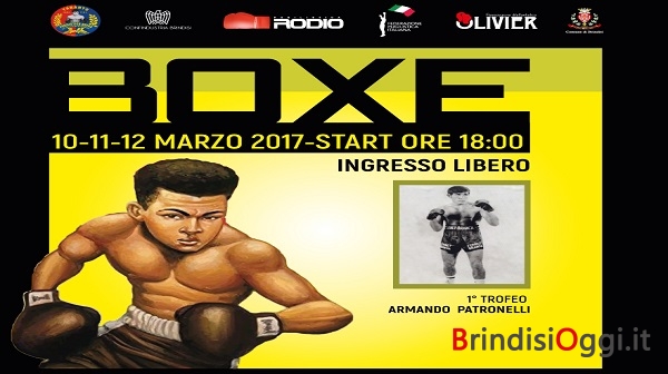 Locandina torneo regionale pugilato