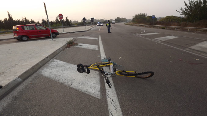 investito bici brindisi la rosa