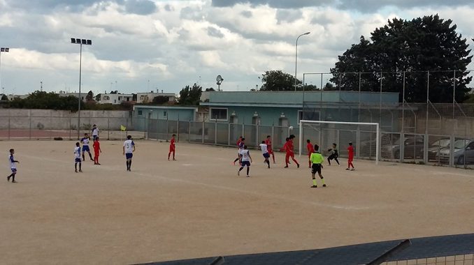 Una fase di gioco tra Cedas e Bridisi Giovanissimi