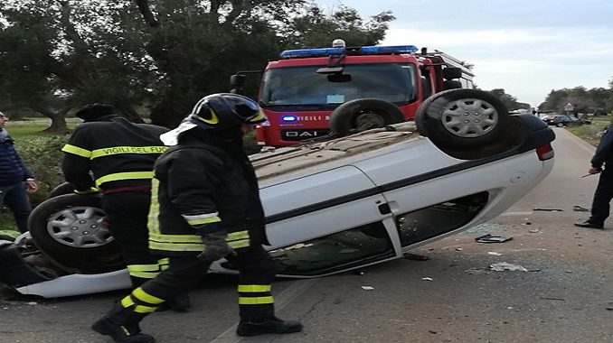 incidente mesagne san vito 26 nov