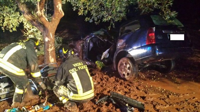 incidente mesagne san vito