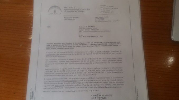 scheda arpa legambiente
