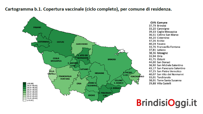 copertura vaccinale ciclo completo residenti 8 luglio 2021