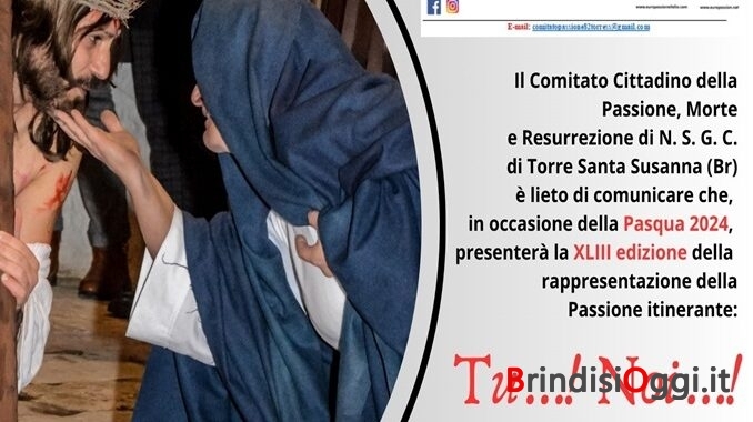 foto locandina Passione 2024 Mesagne